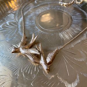 J. Crew Twin Birds Necklace